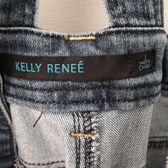 NWT Over The Top Blue Jean Overalls By Kelly Renee - Picture 10 of 10